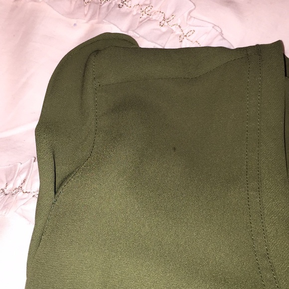 J. Crew olive cap sleeve tee - Picture 2 of 5